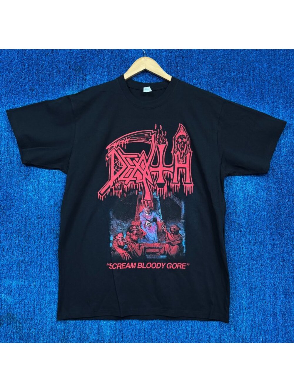 Death”Scream Bloody Gore” Graphic T-Shirt Size Large